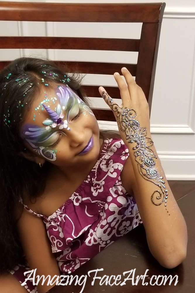 face painting and henna for parties CT