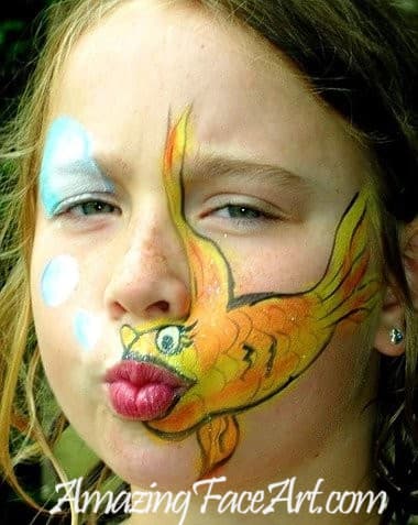 fish face painting CT