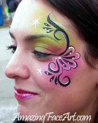 eye design face painter CT