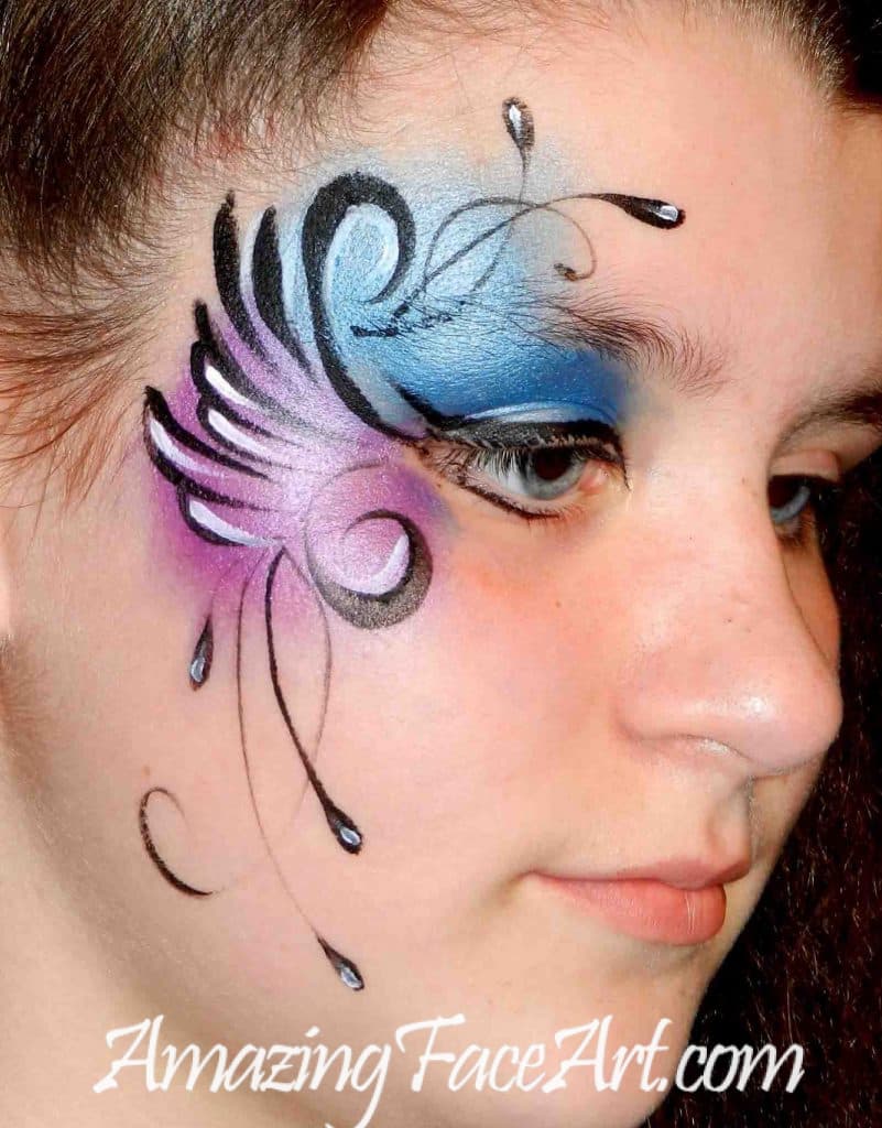 face painting eye design