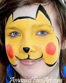 028 - Pikachu Face Painting