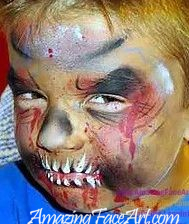 037 - Zombie Face Painting